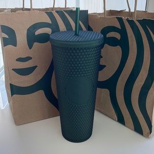 Starbucks dark green studded cup February release